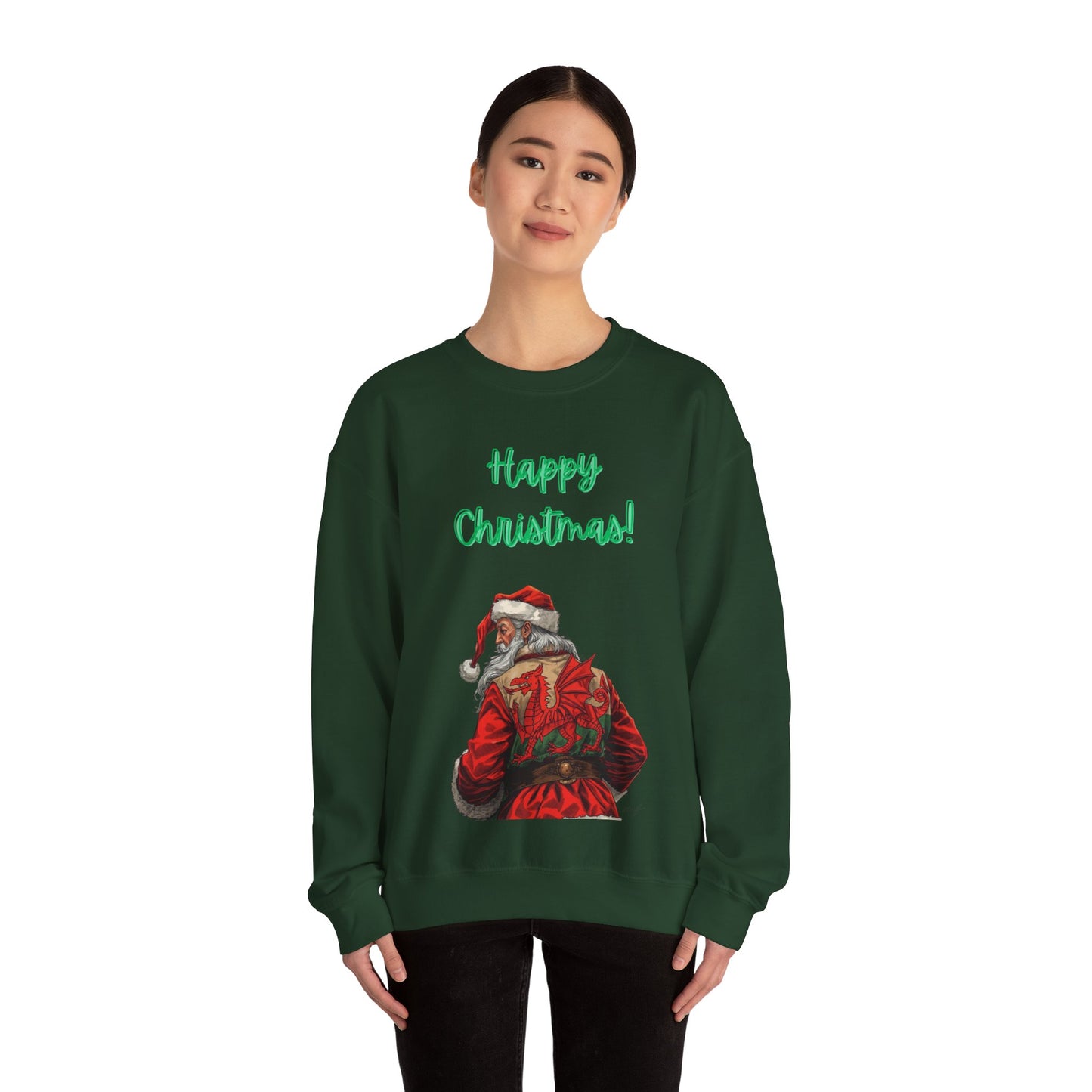 Welsh Santa Christmas Jumper