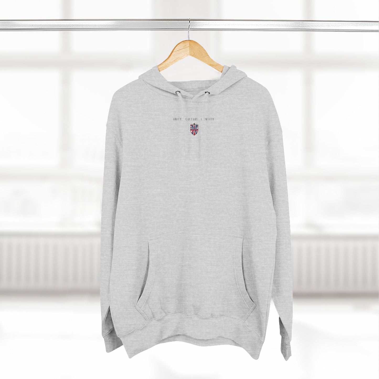 Minimal Heart Chest Hoodie