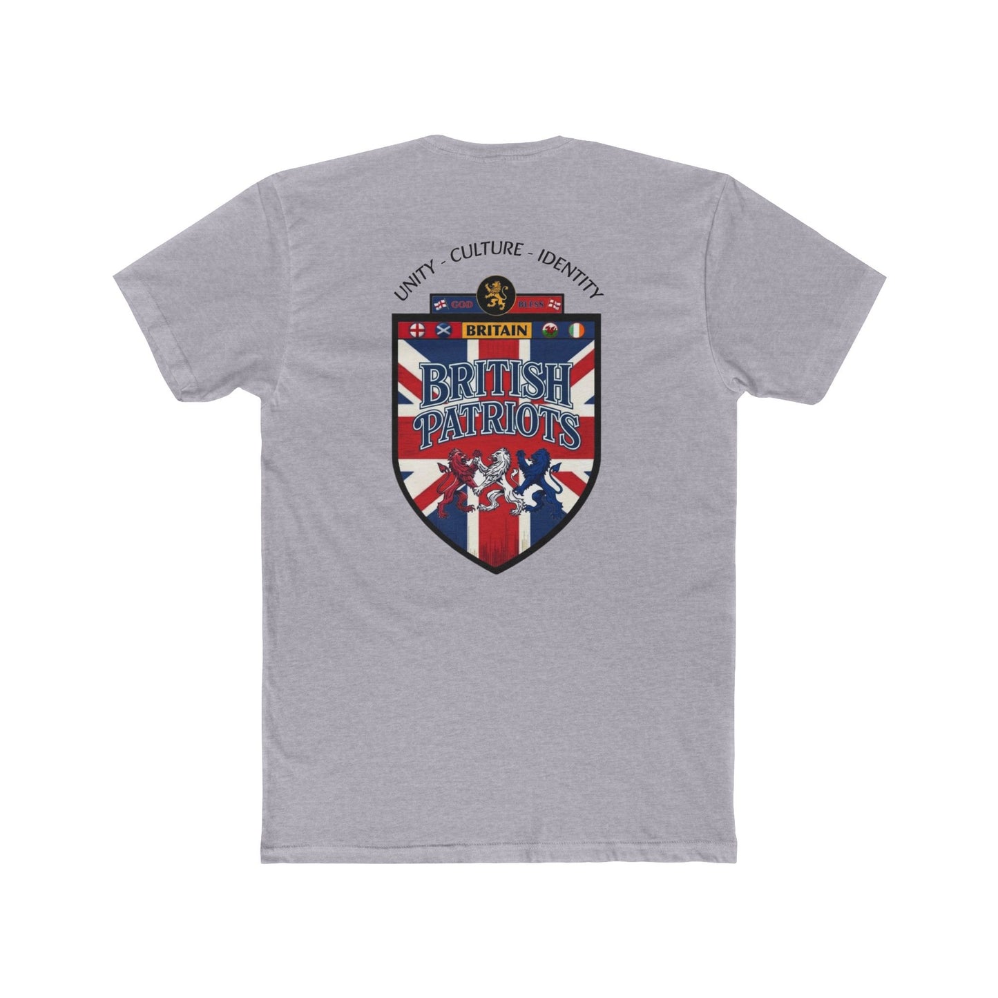 Big Badge 'unity, culture, identity' Crew Tee