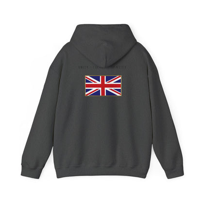 Union Jack Flag Hoodie — British Pride Pullover
