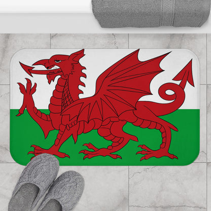 Welsh Flag Bath Mat