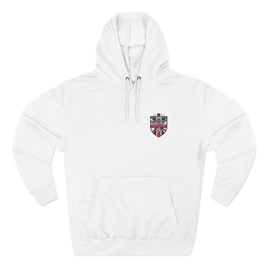 Three-Panel Fleece Hoodie