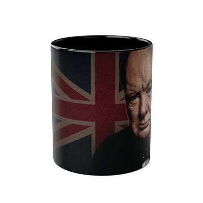 Union Jack Churchill Coffee Mug