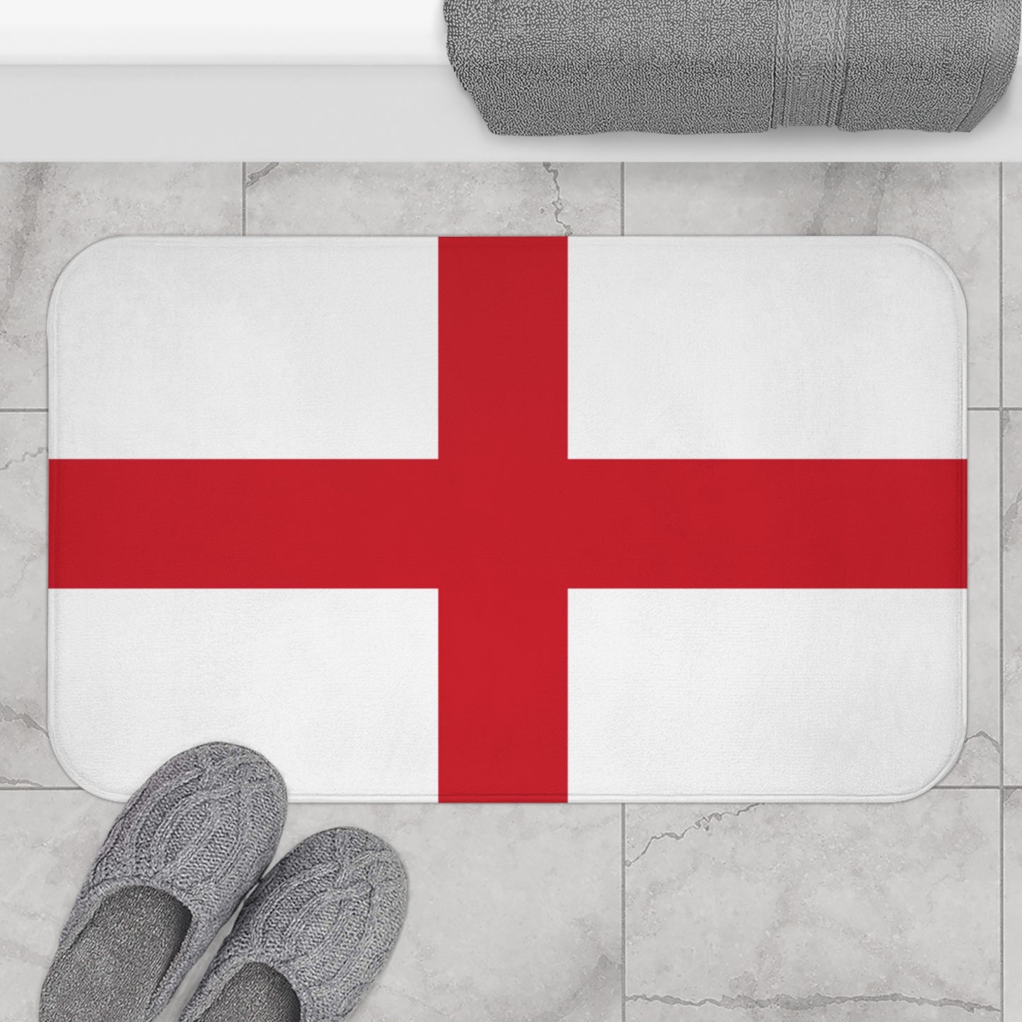 St George's Flag Bath Mat