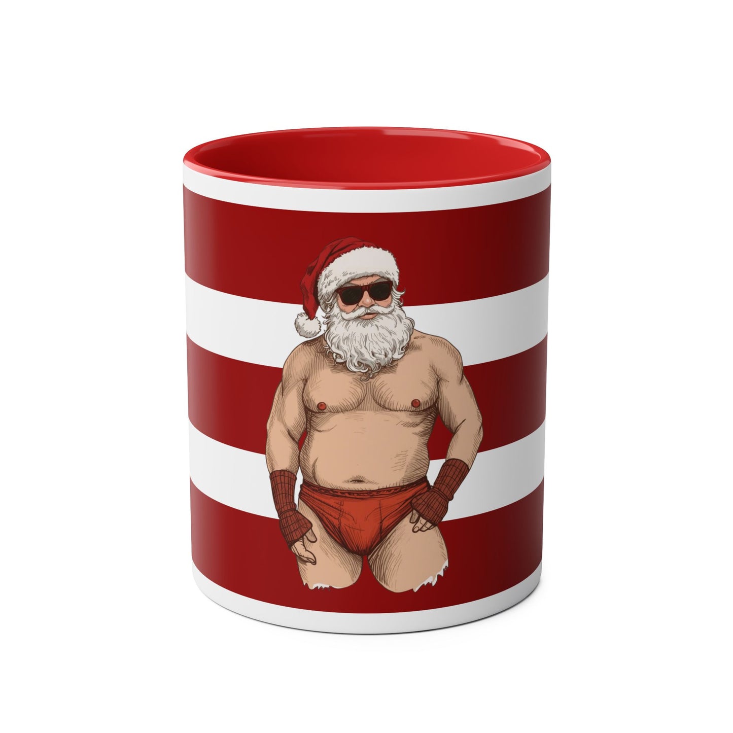 Santa Dad Bod Front Mug