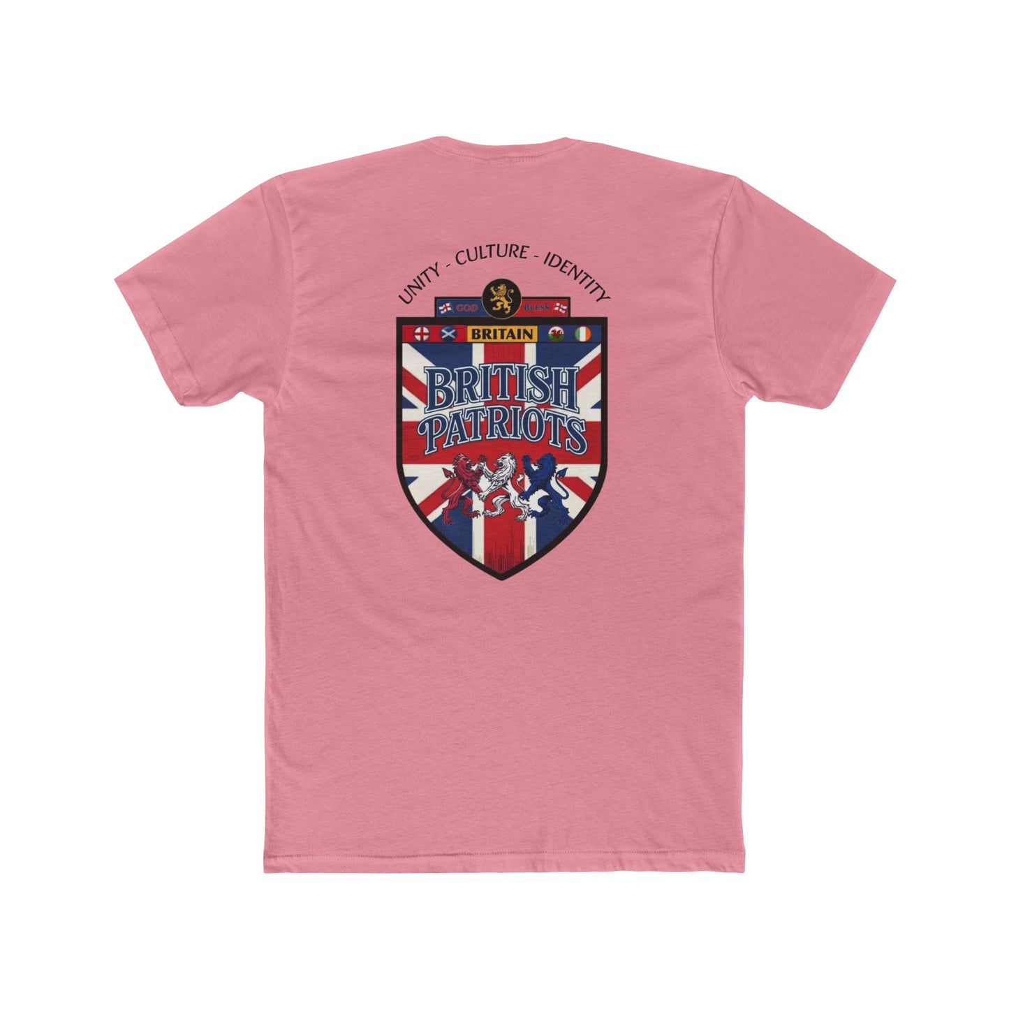 Big Badge 'unity, culture, identity' Crew Tee